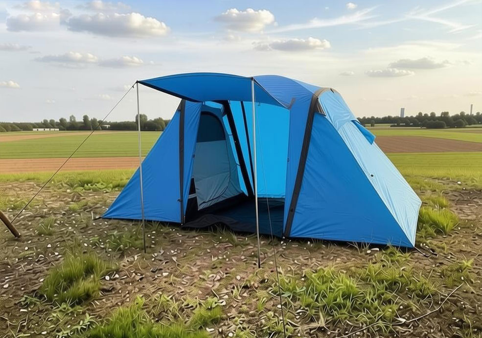 Tenda inflável pop-up à prova d'água para 4 pessoas