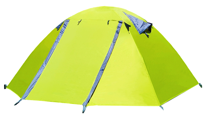 Tenda de caminhada leve à prova d'água para 2 a 4 pessoas