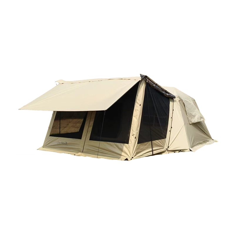 Tenda de acampamento estilo Ridge para 6 a 13 pessoas com postes automáticos